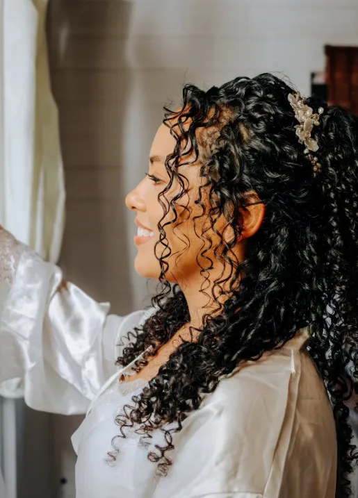 Maquillaje y peinado de Novia
